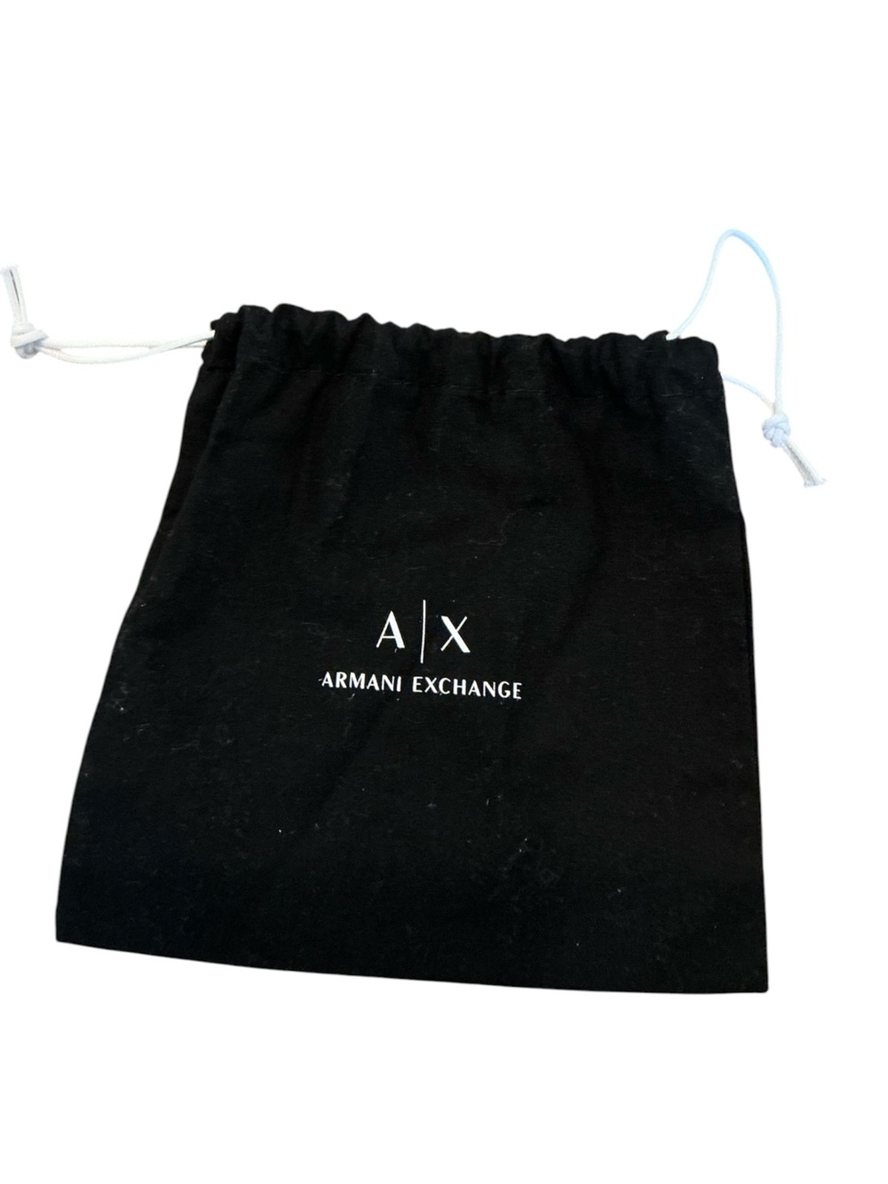 Armani Exchange Drawstring Pouch with  Logo